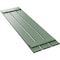 Ekena Millwork True Fit PVC, Three Board Spaced Board-n-Batten Shutters, Track Green , 17 1/8W x 80H, PR TFP101SBF17X080TG - alternate 2